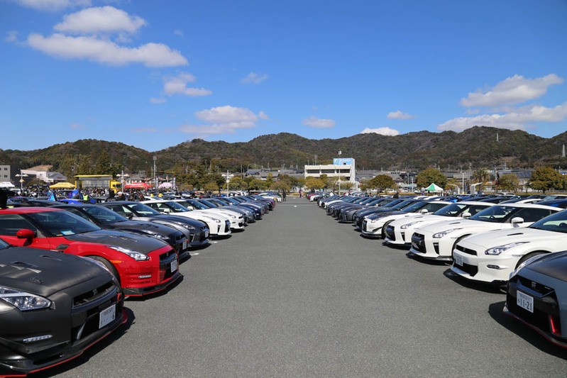 「GT-R」が230台も集結! R35オーナーのための交流イベント「R35 GT-R祭 2024」に潜入!