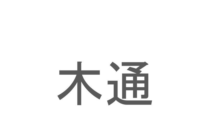 【読めたらスゴイ！】「木通」とは一体何のこと！？おやつにもなる甘い果実が実る植物ですが・・・この漢字を読めますか？