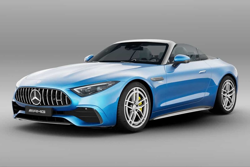 新型「メルセデスAMG SL 43」上陸　F1由来の電動ターボ搭載