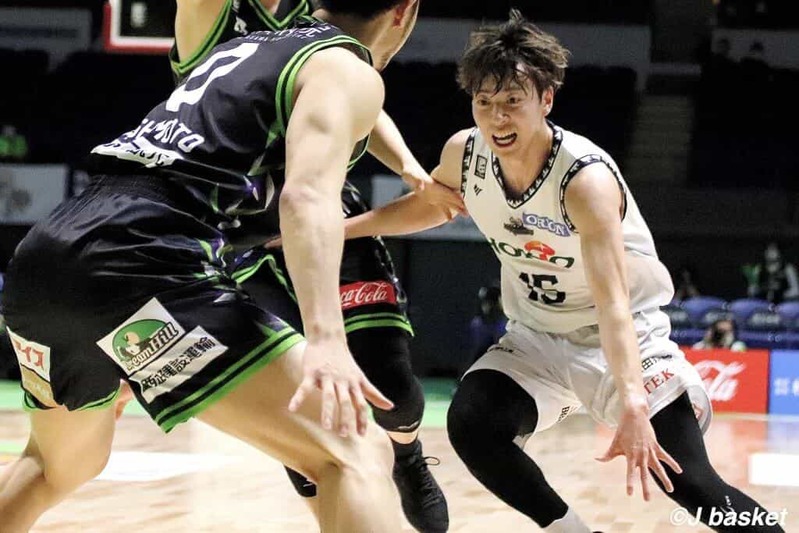 【Bリーグ】岡田侑大(信州)キャリアハイ34得点　3P7本の大爆発「もっとアグレッシブにアタックしないといけない」