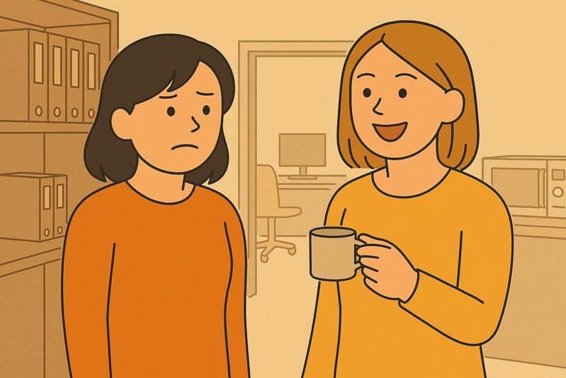 夫の浮気相手が私の職場に現れた?笑顔で語る恐怖のひとことに激震