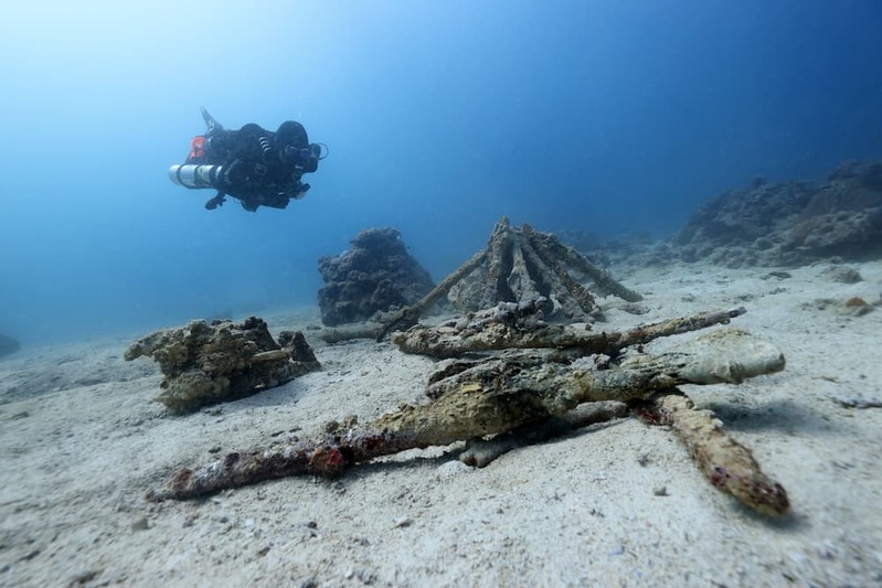 海中に眠る大量のライフル「M1ガーランド」を沖縄・残波岬沖で発見