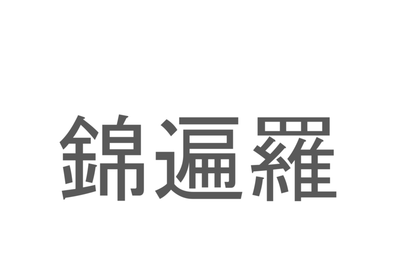 【読めたらスゴイ！】「錦遍羅」とは一体何のこと！？極彩色の美しい魚ですが・・・この漢字を読めますか？