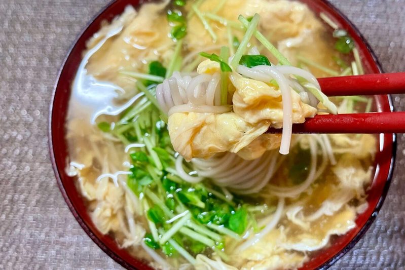 余ったそうめんが大活躍の「かき卵にゅうめん」　ほっこりする美味しさがたまらない…