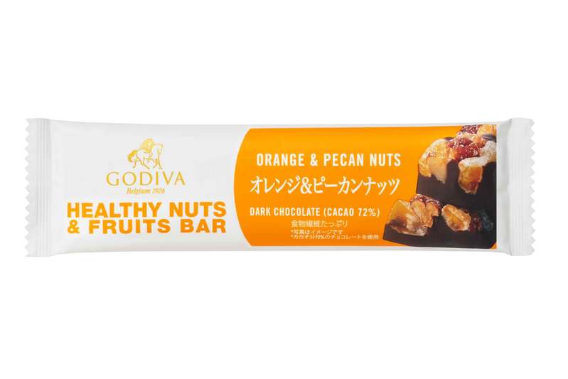 ゴディバ「HEALTHY NUTS ＆ FRUITS BAR」～2022年12月19日（月）より順次、全国のコンビニエンスストアなどで販売～