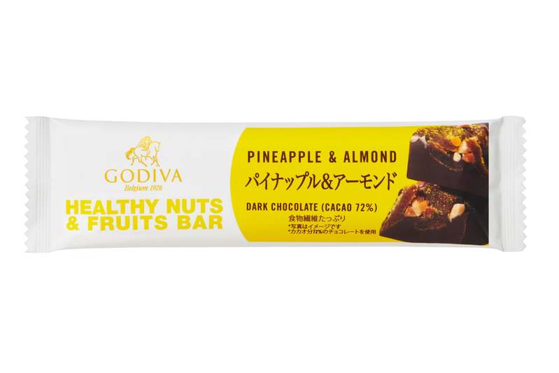 ゴディバ「HEALTHY NUTS ＆ FRUITS BAR」～2022年12月19日（月）より順次、全国のコンビニエンスストアなどで販売～