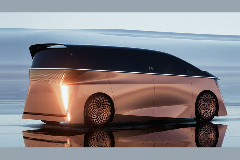 【JMS2023】日産 EVコンセプトカー「ニッサン ハイパーツアラー」は全固体電池にE/Eアーキテクチャーを想定