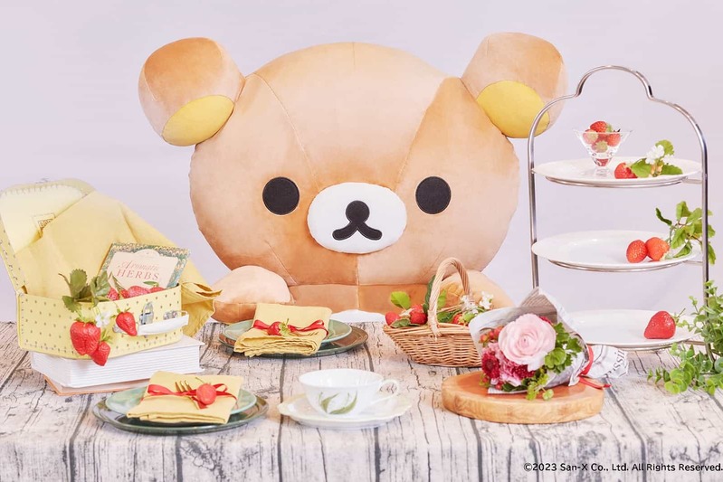 好評につきスイーツブッフェ第２弾開催決定！！いちごスイーツとともに、リラックマたちと春のガーデンパーティへ！「ストロベリーコレクション with リラックマ」第２弾