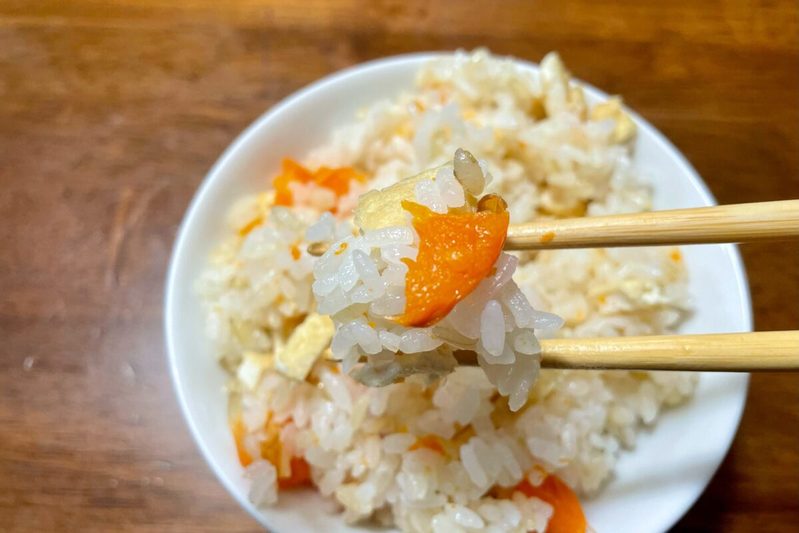 日の出みりん「野菜まるごと炊き込みごはん」が驚きの美味しさ　料理酒だけで旨みがこんなに引き立つなんて…