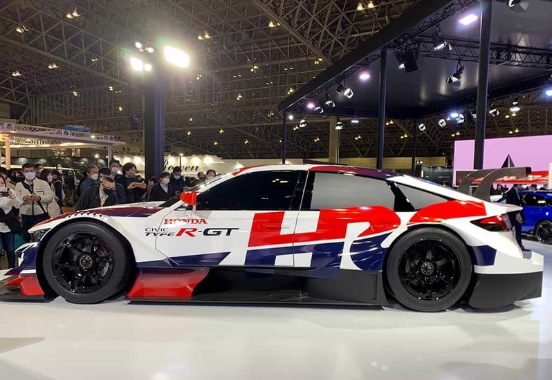 SUPER GT参戦に向けて鋭意開発中の「シビックTYPE R-GTコンセプト」を「東京オートサロン」で発表
