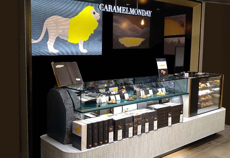 キャラメル菓子専門店CARAMEL MONDAYのいろいろなキャラメルが楽しめる