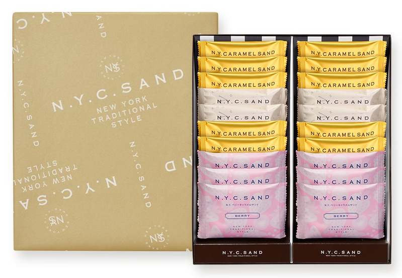 7年連続大丸東京店おみやげランキング1位の〈N.Y.C.SAND〉が大丸神戸店に再登場！新作「N.Y.ベリーキャラメルサンド」も販売。