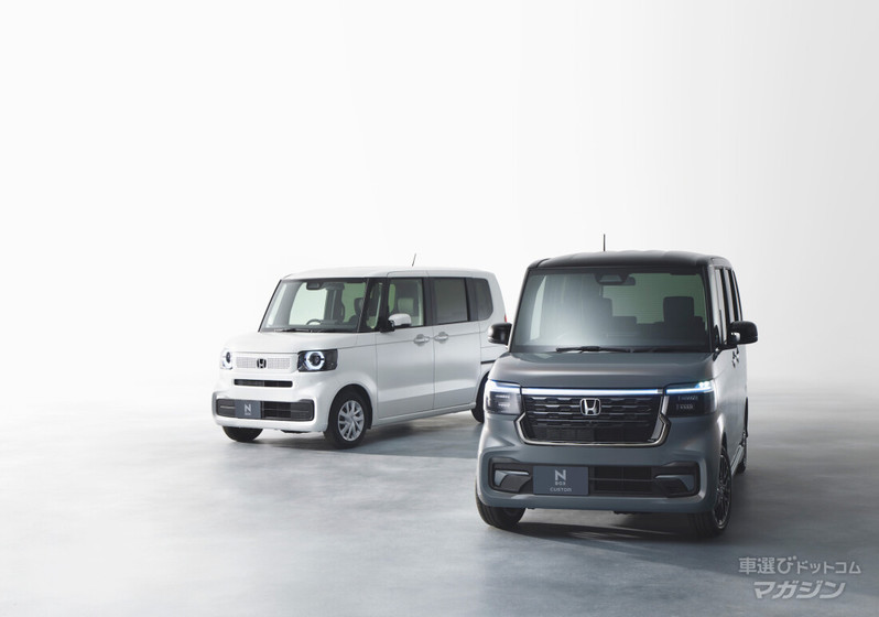 新型となったホンダ N-BOXとN-BOX カスタム。ベストバイはどっち？