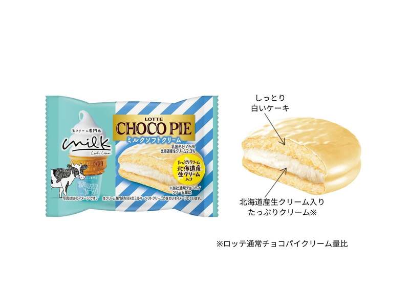 ロッテの大ヒット商品「チョコパイ」×「生クリーム専門店ミルク」衝撃のコラボレーションを記念して都内店舗で限定メニューが楽しめます！