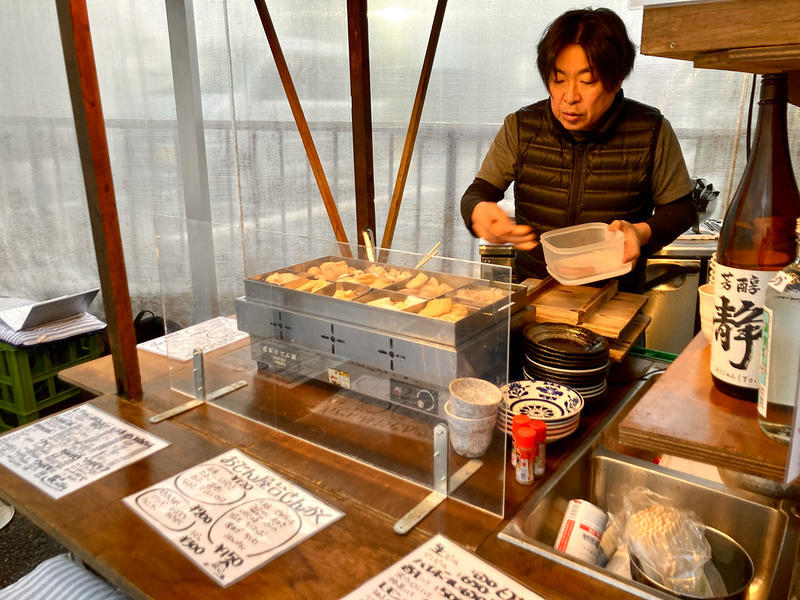 有名youtuberからも取材申し込みが！注目の『おでん屋台』でしっぽり乾杯！
