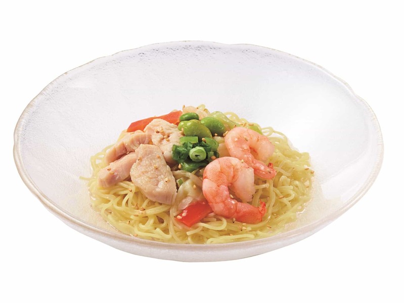 【ミスタードーナツ】4月5日(水)から『海老と鶏の野菜涼風麺』『胡麻豆乳担々涼風麺』期間限定発売。汁そばなど定番の飲茶もリニューアル