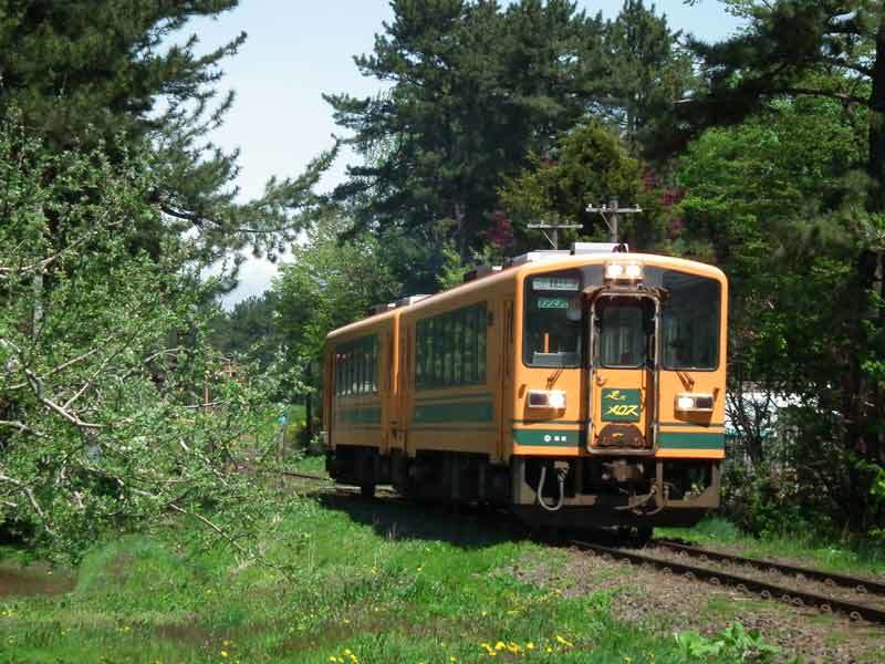 青森県で「きのこの山」「たけのこの里」初コラボが実現 津軽鉄道「夢見るきのたけ号」出発進行