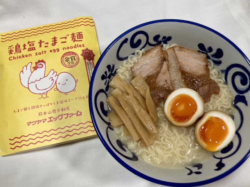 最後まで飲み干したい！「マツヤマエッグファーム」の『鶏塩たまご麺』がインスタントラーメンの域を超えているので知ってほしい。