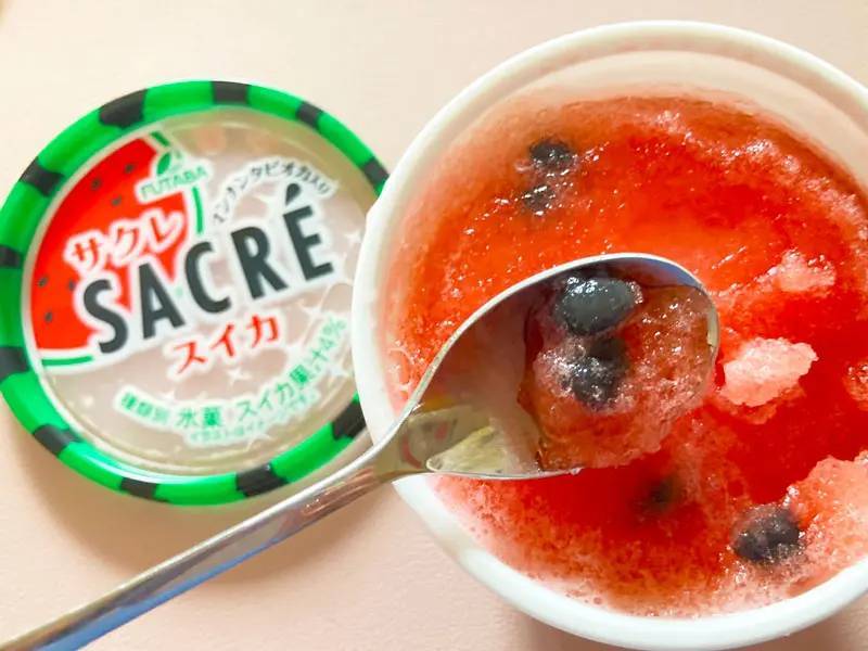 ローソン限定「サクレスイカ」食べてみたらやっぱり美味しかった　フローズンソーダにも挑戦