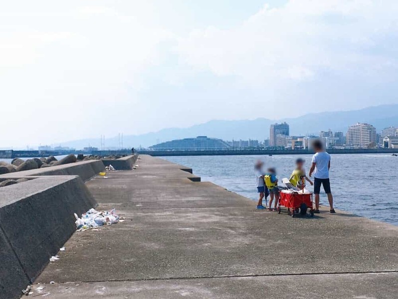 西宮浜の最南端にある「灯台」に行ってきた