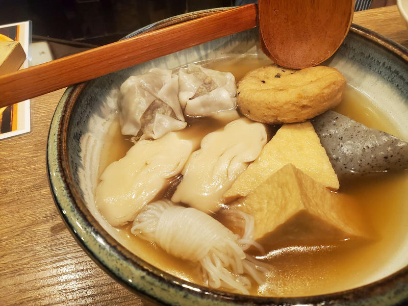和食堂 『穰-ゆたか-』寒い夜にはおでんと天ぷらを地酒と共に