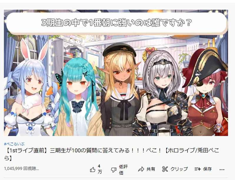 スパチャ獲得額4億円越えのVTuber「潤羽るしあ」YouTube動画が、すべて3月31日で非公開になるワケ