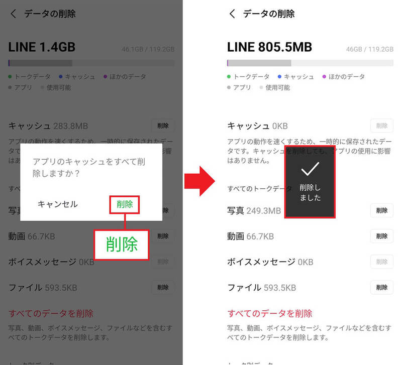 LINE内を大掃除する6つの方法 – キャッシュ削除、グループ整理、LINEスタンプの整理など