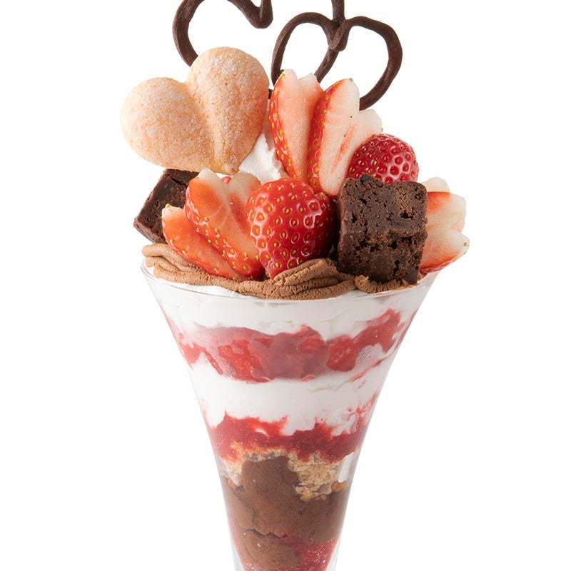 【タカノフルーツパーラー】バレンタインはチョコと苺の組み合わせでスイートな時間を。