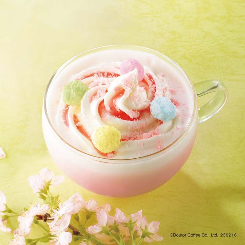 ひと足早いお花見しませんか？　ドトールコーヒーショップにて2月16日より　“#ドトールさくら祭り”を開催！