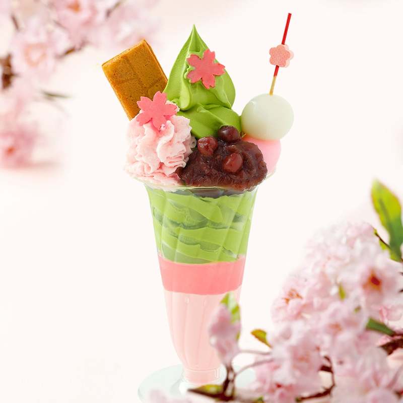 【桜と抹茶が織りなす「春スイーツ」特集】売り切れが絶えない幻のスイーツ「Petitパフェ花咲」等、4月下旬まで味わえる限定商品を販売中!