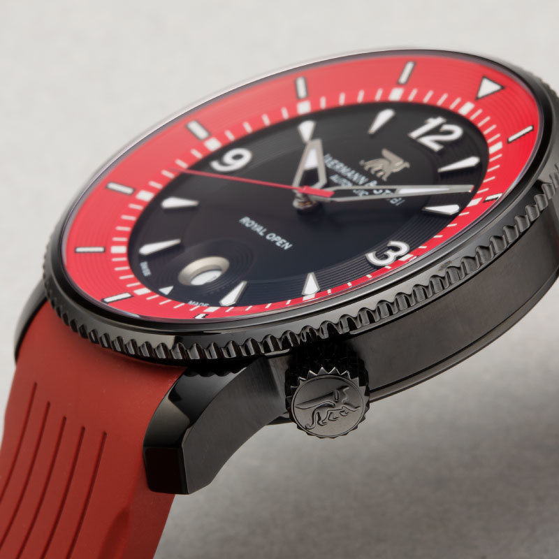 【特許取得ショック・ガードを備える機械式ゴルフ時計】JAERMANN & STUBI（ヤーマン＆ストゥービ）からロイヤルオープンの新作が登場