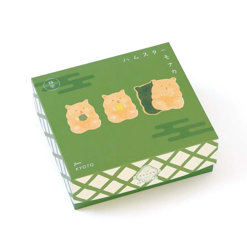 京都発！可愛すぎるお菓子「ハムスターモナカ」の抹茶バージョンが4月25日(火)よりオンラインショップと店頭で販売