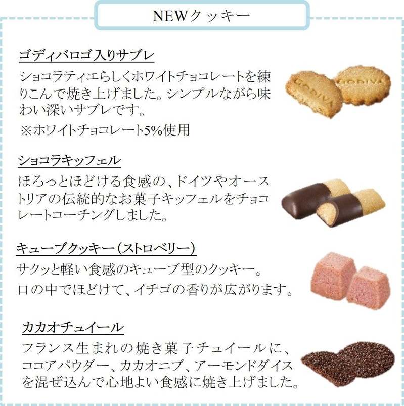 2023年 ゴディバ ホワイトデー・スプリングシーズン限定 焼き菓子が登場