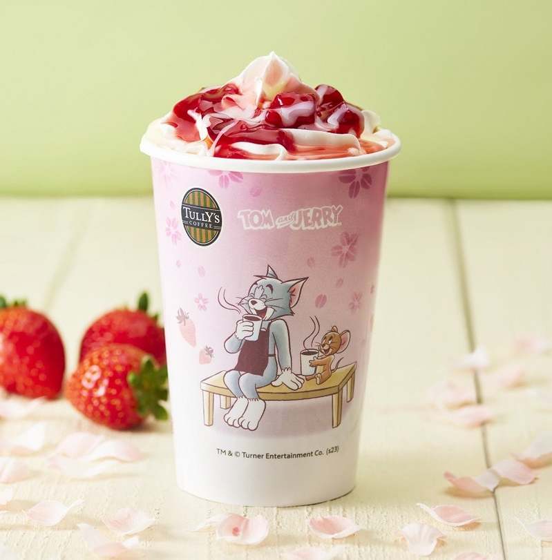 桜舞い、苺香るスペシャルコーヒータイム　「トムとジェリー」コラボレーション第4弾　限定ドリンク・フード・グッズなどを発売