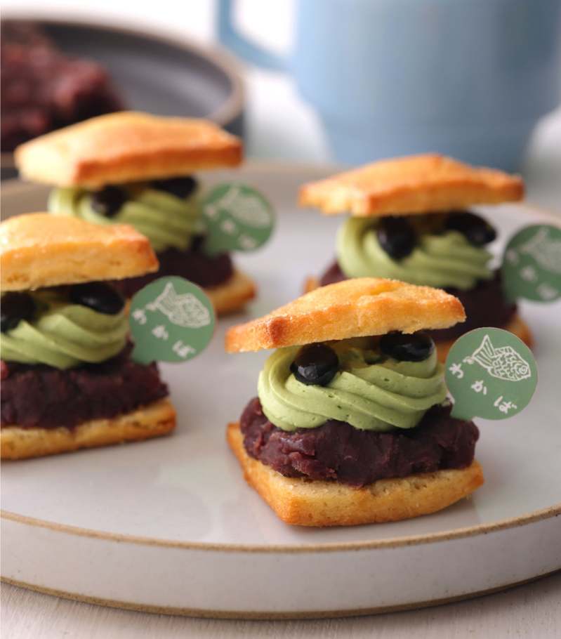【BAKERS gonna BAKE】行列ができる名店「たいやき わかば」とコラボレーション！抹茶スコーンのあんみつ風サンドなど
