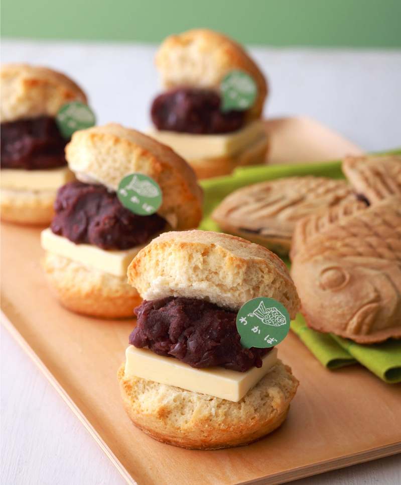 【BAKERS gonna BAKE】行列ができる名店「たいやき わかば」とコラボレーション!抹茶スコーンのあんみつ風サンドなど