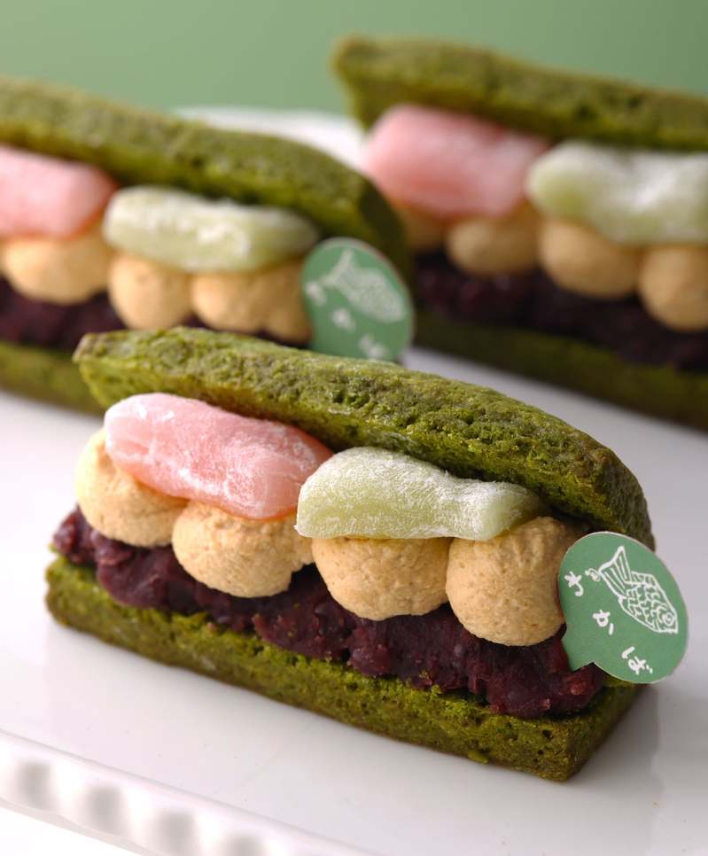 【BAKERS gonna BAKE】行列ができる名店「たいやき わかば」とコラボレーション!抹茶スコーンのあんみつ風サンドなど