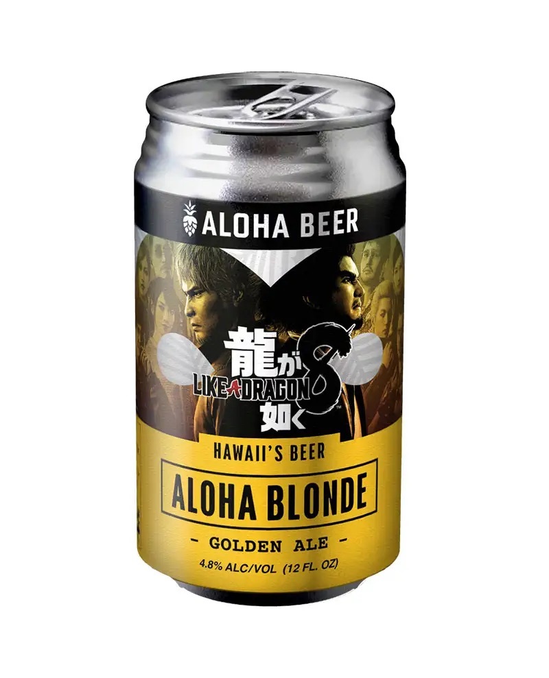 『龍が如く８』ハワイ・オアフ島の人気クラフトビール『ALOHA BEER』とのコラボ決定！コラボ缶ビールを数量限定発売