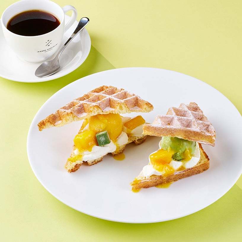 ピエール マルコリーニのカフェで楽しむ夏の新メニュー
