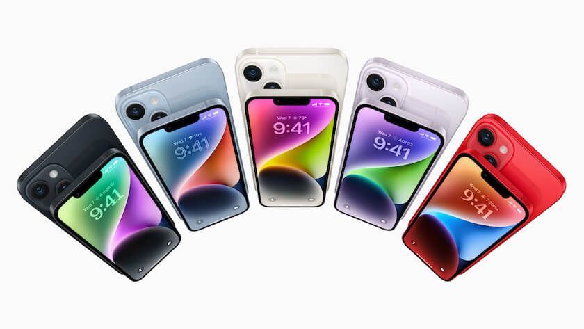 「アップル」がiPhone14シリーズを発表 5年ぶりとなるPlusシリーズもラインアップ