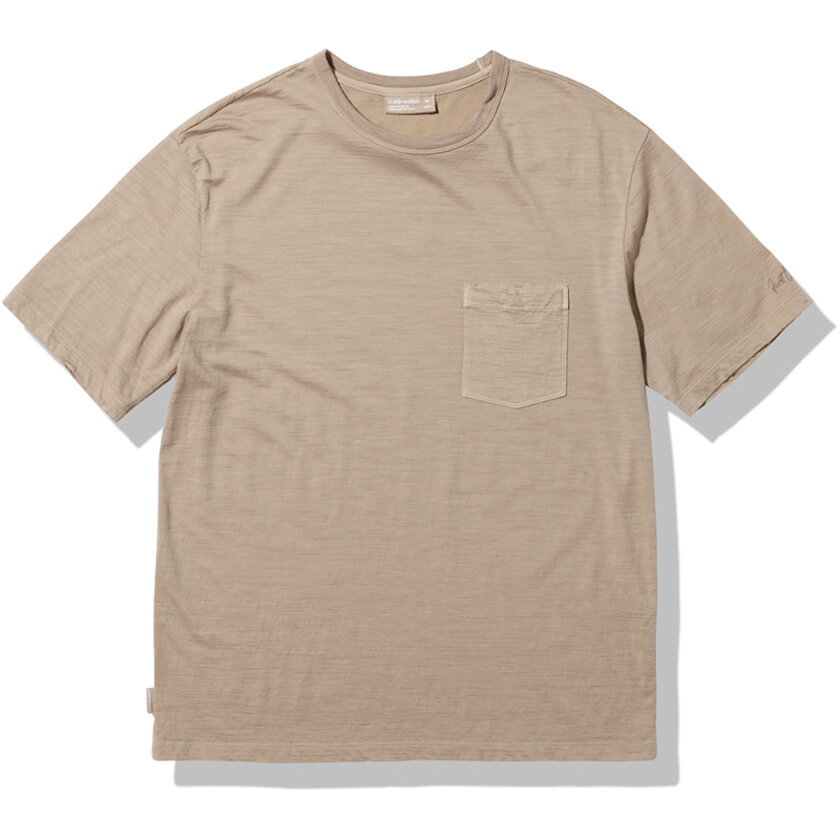 「アイスブレーカー」が破棄されるコーヒーの豆殻で染色したTシャツを発売