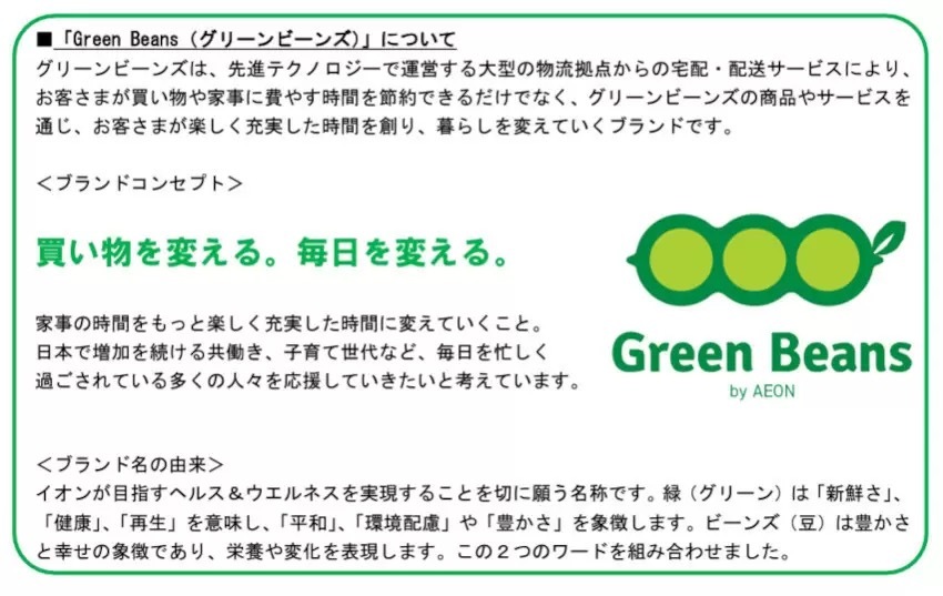 イオンの新ネットスーパー「Green Beans」、事前登録者に3000円割引クーポン配布