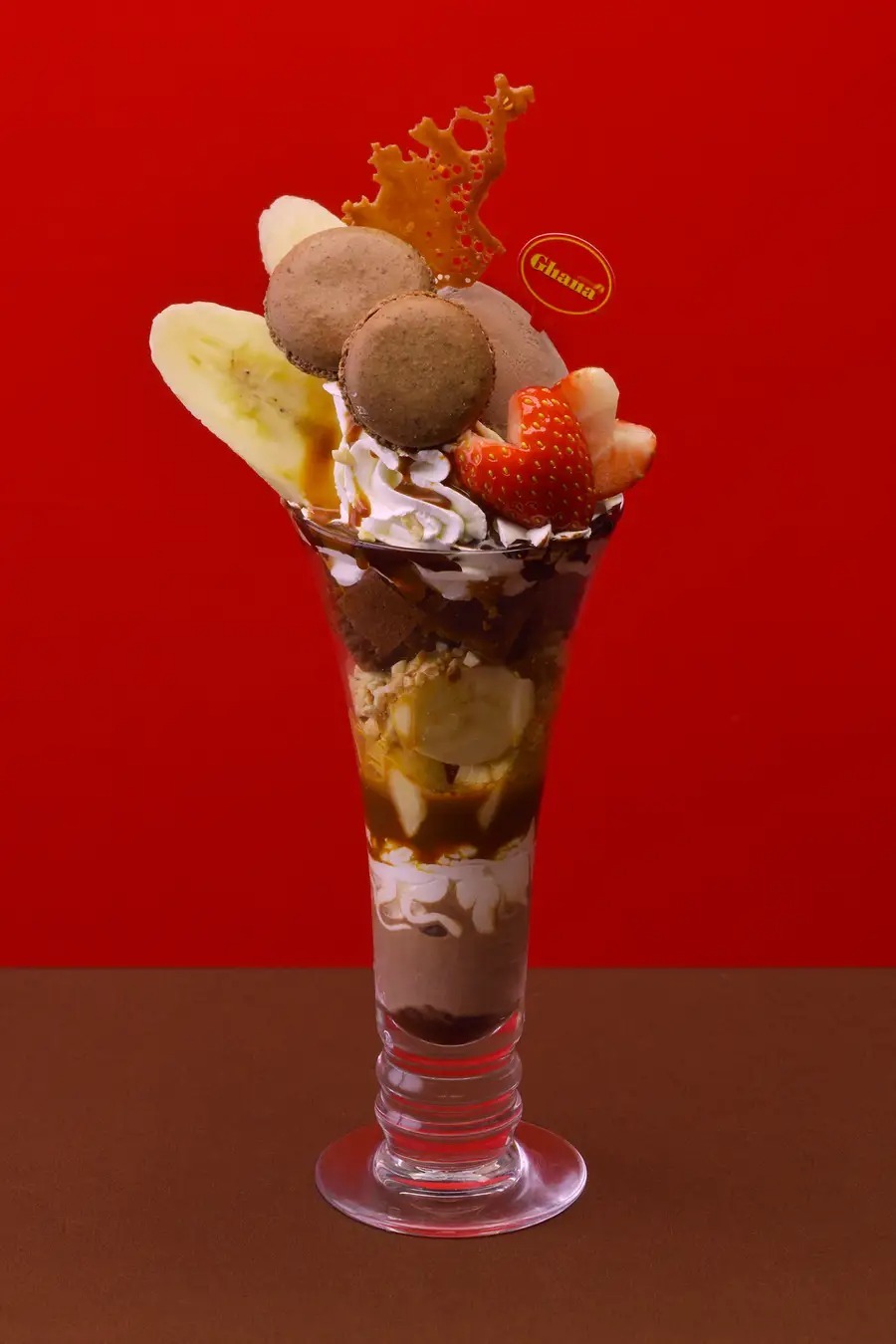 【銀座コージーコーナー】バレンタインデーに！ホワイトデーに！ 心ゆくまでチョコを楽しめる、Ghana（ガーナ）コラボパフェが登場♪