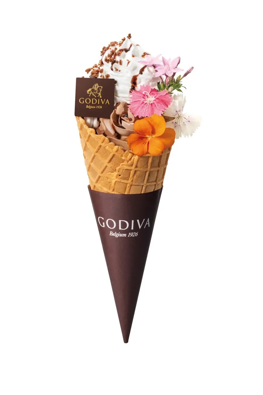 「GODIVA café THE OUTLETS SHONAN HIRATSUKA」オープン~2023年4月28日(金)9時より~ワンハンドで食べられるソフトクリームとワッフルの限定メニューが登場