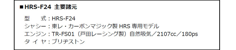 ホンダ レーシングドライバー育成向けフォーミュラカーHRS-F24の導入と鈴鹿F1GPでお披露目走行