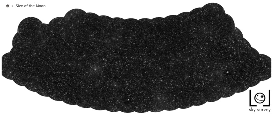満天の星!?　2万5千以上の超大質量ブラックホールを写した画像を公開