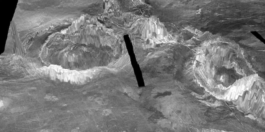 金星がまだ火山活動を続けている証拠を発見！　3Dシミュレーションで37箇所の火山構造が特定される