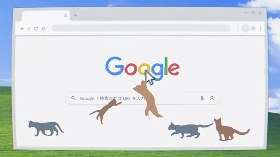 猫がPCの画面内をうろちょろ　Chrome拡張機能「ネッコサーフィン」リリース