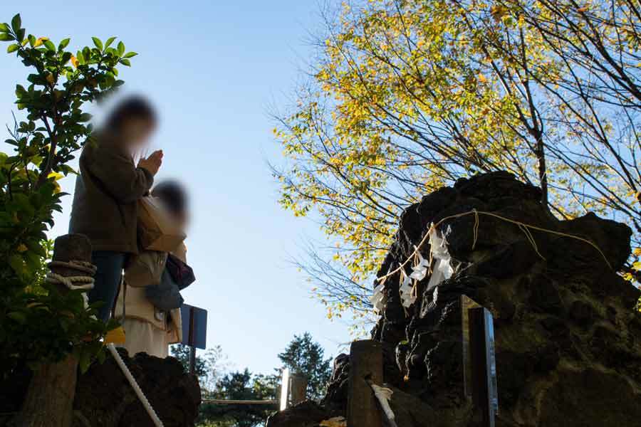 小さくても山登り気分　都内現存最古の「富士山」登ってみた