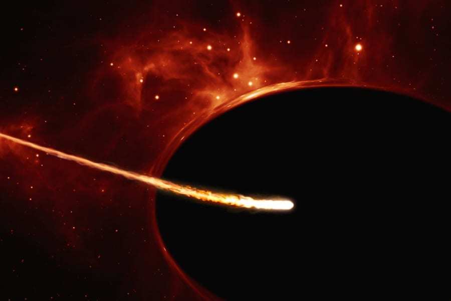ブラックホールに飲み込まれた星が「スパゲッティ化」して消える瞬間を初めて観測！